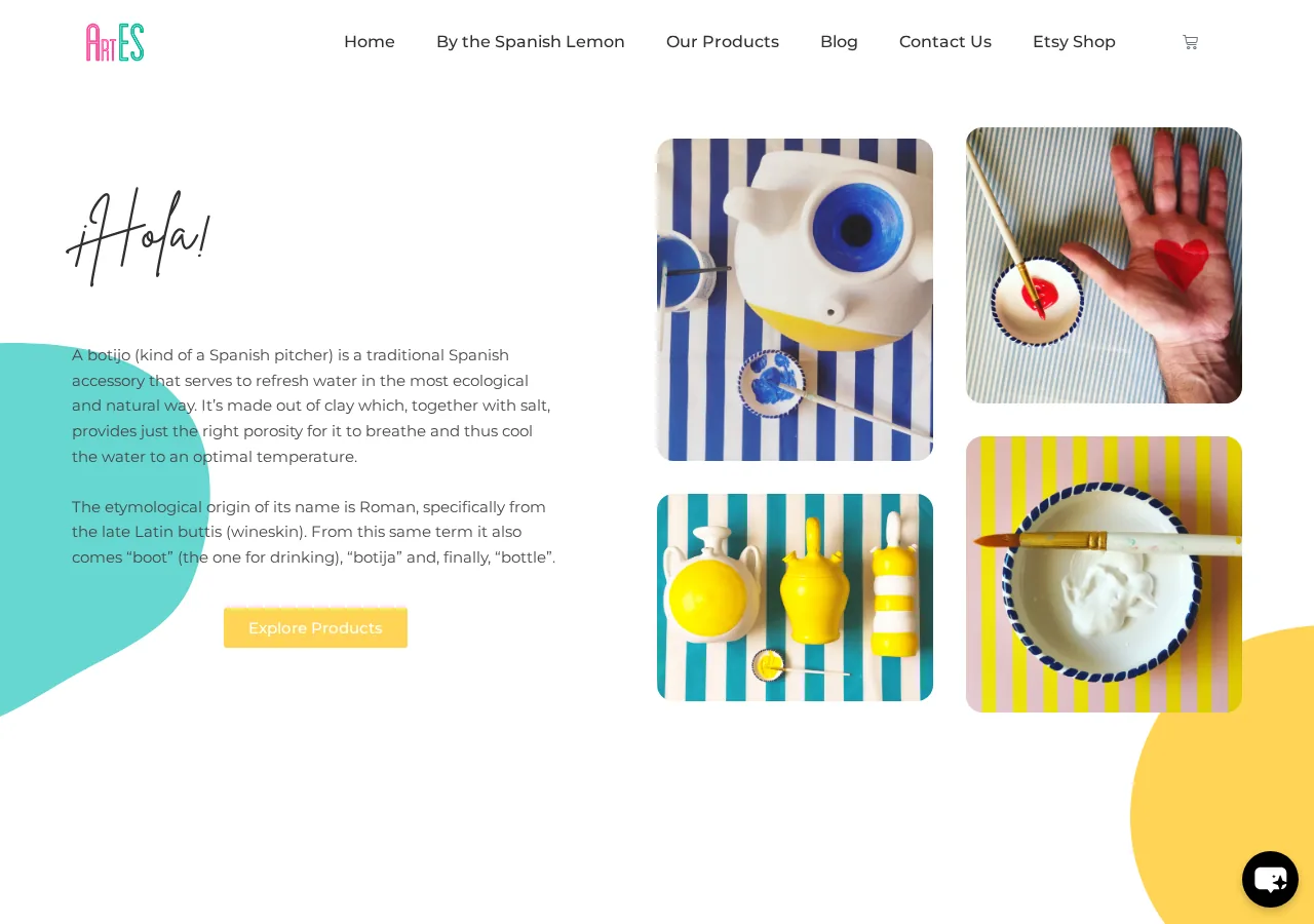 Art from Spain Shopify website